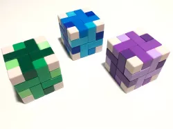 Puzzlecad - An OpenSCAD library for interlocking puzzles