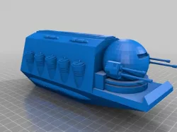 Sci-Fi Monorail Train - 15mm or 28mm - 40k - Star Wars Legion - Battletech