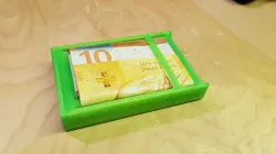 Simple Card Wallet with Note Clip