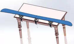 Ski Vise, Portable Vise Setup