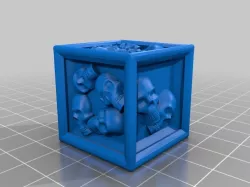 Skull dice - Dé crane - Zombicide BP/GH & Rum&Bones alternatives