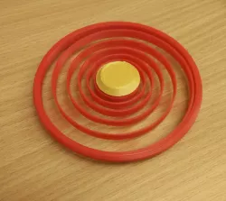 Spiral fidget spinner