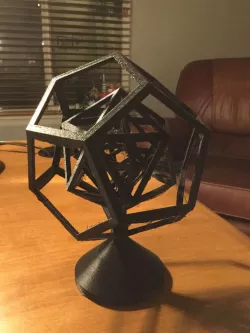 Spirt, Water, Air, Earth & Fire rotating model