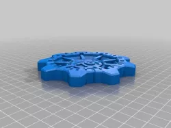 Stackable Fallout 76 Vault Door Coaster