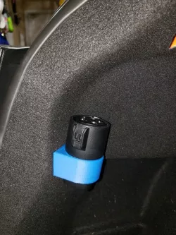 Tesla charger adapter holder for Model 3 trunk
