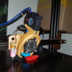 Tevo Tornado e3D v6 fang mount with BL-touch