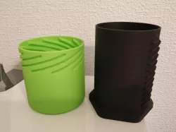 Twist Container (STL and STEP files)