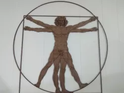 Vitruvian Man (Laser Cut)