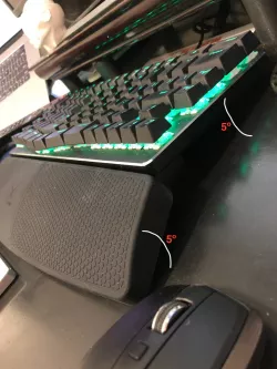 Xbows Keyboard 5 degree raiser
