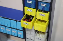 3D printed DIY Component Organizers 