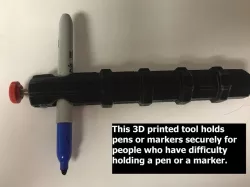 3D Printed Pen/Marker Holder