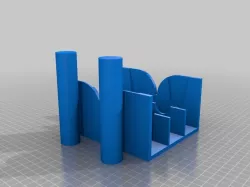 6 spool multi wrapping wire dispenser