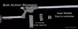 Bolt Action Blowgun