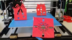 Christmas present ornaments