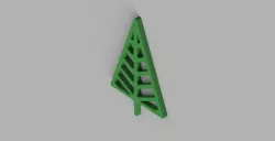 Christmas Tree Elegant Round Corners