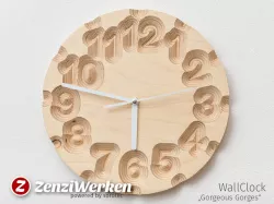 Clock Face "Gorgeous Gorges" cnc