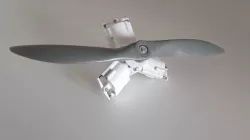compressed air 3 cylinder radial engine (Working)