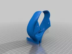 Cr-10 - 5015 Fan - Smooth Design - Twisted Fan direction + carriage-plate with wire manager