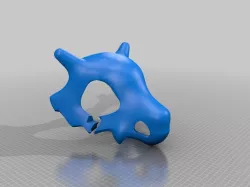 Cubone Dog Mask w/ crack