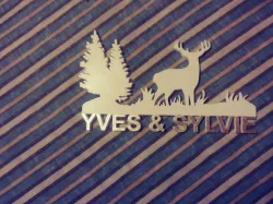 DEER PLAQUE 