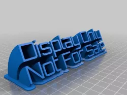 Display Only/Not For Sale