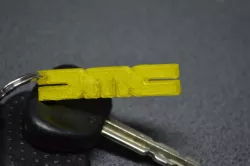 DMC Key Fob - De Lorean Logo