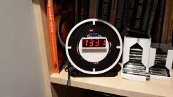DS1302 Rotating LED Clock Module Housing (Modular... Sort of!)