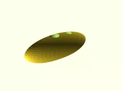 Duffle toggle button