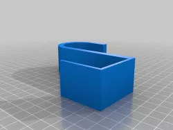 Extended Towel Hook with Support (STL and SKP)