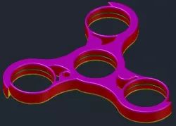 Fidget 'Non-Whistling' Spinner