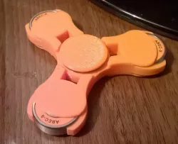 Fidget Spinner with Bearing Covers