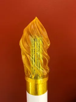 Flame light diffuser 