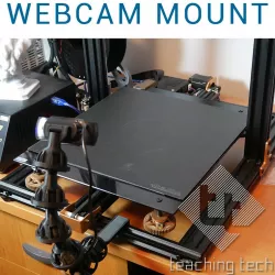 Flexible webcam mount for Octolapse