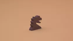 Game Meeple dragon piece