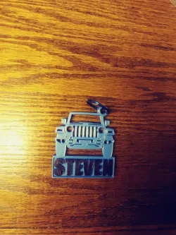 JEEP KEYCHAIN WITH NAME