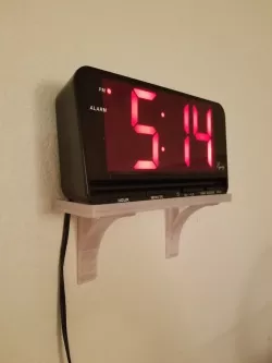 LCD Clock Shelf
