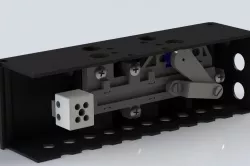 Linear actuator micro servo motor with a case 