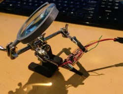 magnifying glass holder