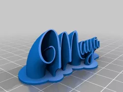 Maya place card