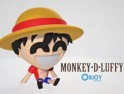 Monkey D Luffy - by Objoy Creation