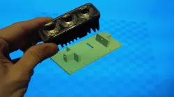 Mount plate for LED strobe