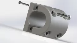 Mounting on the handlebar 28.6 mm for garmin montana V2 lite