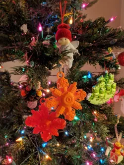 Omega Christmas Ornament