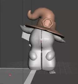 Pikachu with witch hat