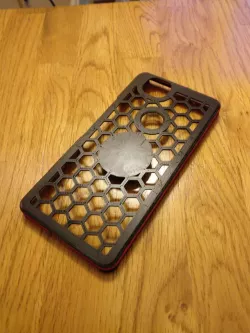 Pixel 2 case for PLA, with pop socket mount point