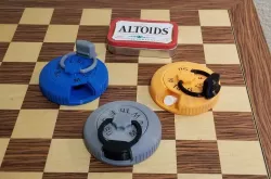 Pocket Sized Weekly Pill Dispenser with Locking Arm - Print in place