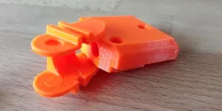 Prusa Mk3 Cable Chains Bolted Heatbed Cover