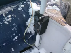 PVC pipe holder Boat light