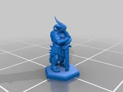 RPG Miniature - Dragonborn / Draconato