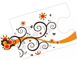 serving cutting board with nice scheme